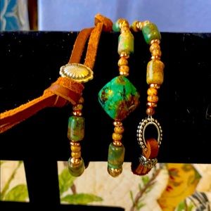 Turquoise bracelet adjustable
